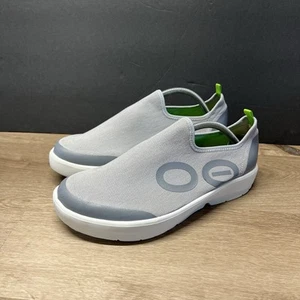 Oofos OOmg EeZee Comfort Recovery Slip On Shoes Men 10.5 Gray White Low Casual - Picture 1 of 7