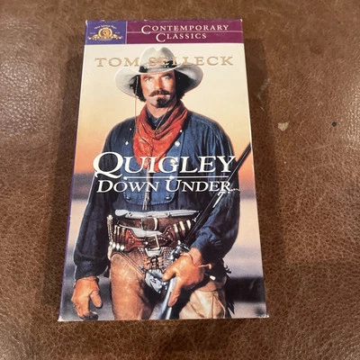 Quigley Down Under (VHS 1997 PG-13) Tom Selleck MGM Contemporary Classics - Image 1 of 3
