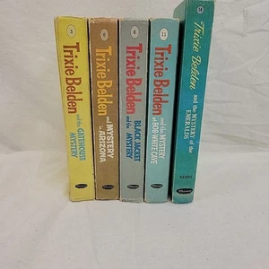 Lot of 5 Hardcover Trixie Belden Mystery Books 3, 6, 8, 11, 14 - Picture 1 of 11