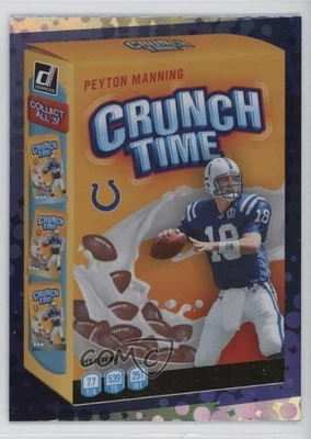 2022 Panini Donruss Crunch Time Peyton Manning #CT-8 HOF - Image 1 of 2