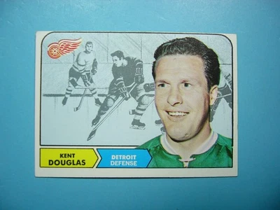 1968/69 TOPPS NHL HOCKEY CARD #26 KENT DOUGLAS EX/NM NM SHARP!! 68/69 TOPPS - Image 1 of 2