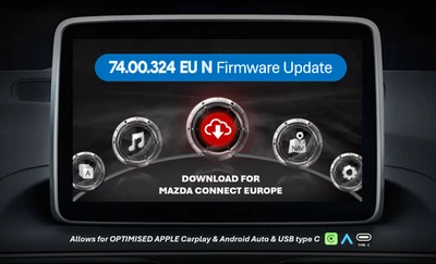 Mise a jour Mazda Firmware 74.00.324 EU N Mazda Connect - Photo 1/2