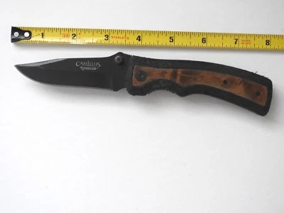 Mango de madera Camillus Slick Carbonitrure Titanium Zytel/Burl Foto 1 de 3