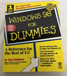 Windows® 98 for Dummies® 1998 by Andy Rathbone IDG Books Paperback - Picture 1 of 5