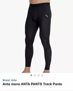 Anta Men’s Size 4XL Black Boxing Cross Track Training Athletic Gym Tights Pants - Picture 1 of 12