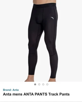Pantalones Medias Anta Para Hombre Talla 4XL Negras Boxeo Pista Cruzada Entrenamiento Atlético Gimnasio Foto 1 de 4