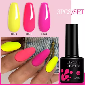 3pcs/set UV Gel Nagellack Set Glitzer Pailletten UV LED Gel Nail Art Gel Polish - Bild 1 von 56