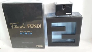 Fan Di Fendi Pour Homme Acqua by Fendi For Men 3.3 OZ/100ML EDT Spray Sealed New - Picture 1 of 3