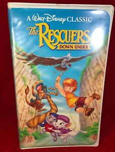 DISNEY VHS “THE RESCUERS DOWN UNDER” 1991 