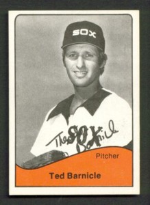 1979 TCMA Knoxville SOX #21 TED BARNICLE Boston MASSACHUSETTS Jacksonville State
