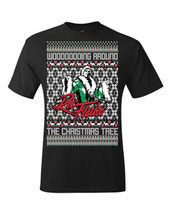 Ugly Christmas Sweater T-SHIRT | Wooing Around the Christmas Tree | Meme T-shirt - Picture 1 of 4