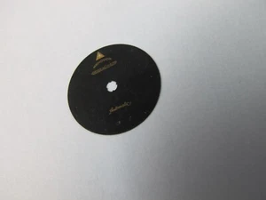 JAEGER LECOULTRE BLACK AUTOMATIC LARGE SIZE ALARM WATCH DISK INNER DIAL - Picture 1 of 3