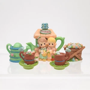 Precious Moments Figurine My Forever Friend Tea Set Enesco 482579 Vintage 1998 - Picture 1 of 14