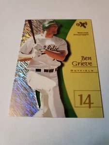 1998 E-X2001 Fleer/Skybox #98 Ben Grieve OAKLAND ATHLETICS A's - Picture 1 of 2