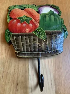 Percha de pared de metal pintado vegetal - Imagen 1 de 7