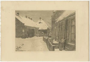 Vintage Druck des "Kruissteeg" in Hilversum von Prins (um 1925) - Bild 1 von 1