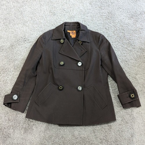 Blazer giacca marrone doppio petto Tory Burch taglia 4