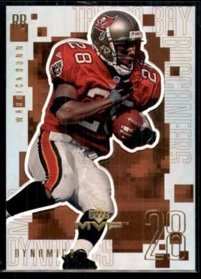 1999 Upper Deck MVP Warrick Dunn Tampa Bay Buccaneers #D13 - Image 1 of 2