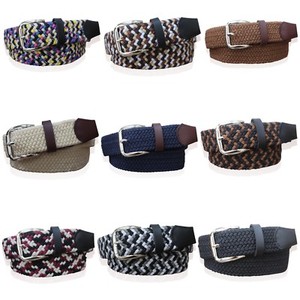 mens woven belts
