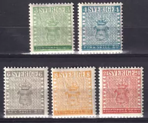 SWEDEN 1955 SC# 479-83 Mint Hinged OG F/VF - Picture 1 of 1