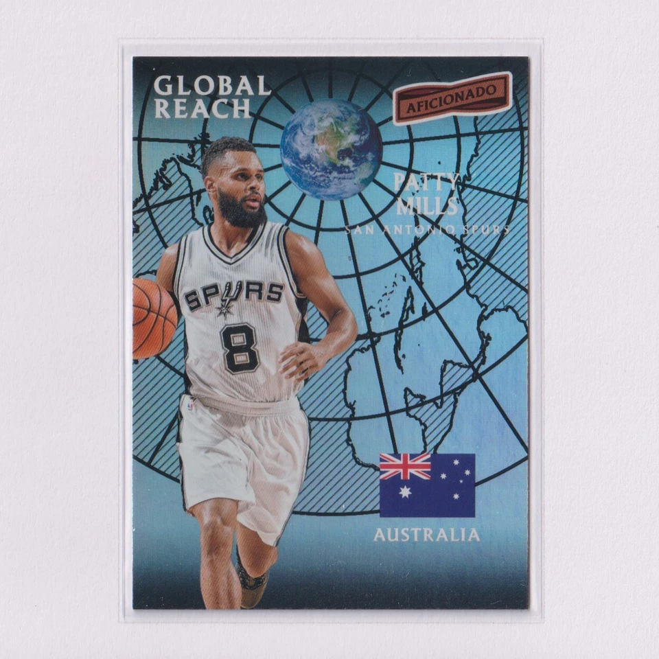 2016-17 Panini Aficionado Global Reach #128 Patty Mills - Image 1 of 2