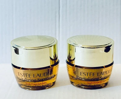 Lote de 2 Estee Lauder Revitalizing Supreme + Youth Power Eye Balm 0,17 oz / 5 ml Foto 1 de 2