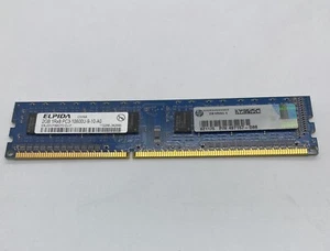 Elpida 2Gb PC3-10600U NON EEC Unbuffered Desktop Ram Model EBJ20UF8BCF0-DJ-F - Picture 1 of 2