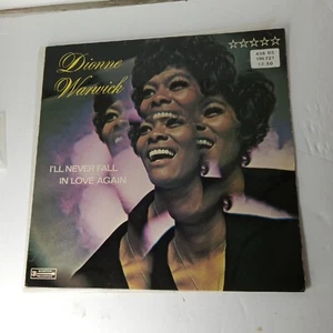 DIONNE WARWICK I'LL NEVER FALL IN LOVE AGAIN LP 1970 Very Rare German Import - Picture 1 of 11