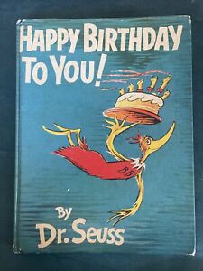 Dr. Seuss, Happy Birthday to You! (1959) HCDJ 1st Edition
