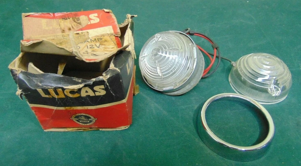Lámpara lateral Lucas England L760 12V 56142 Rover Mini Triumph Jaguar OEM repuesto Foto 1 de 4