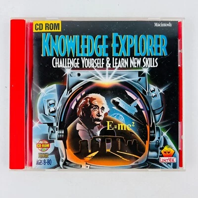 Knowledge Explorer Apple MacIntosh CD-ROM Educational Software - Image 1 of 3
