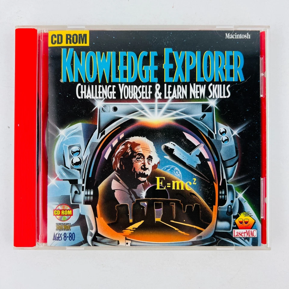 Knowledge Explorer Apple MacIntosh CD-ROM Educational Software - Image 1 of 3