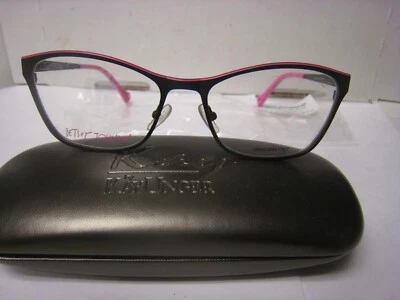 Betsey Johnson 眼镜棕色镜框 54-17-140-38V 毫米演示带通用保护壳 — 第 1/4 张图片