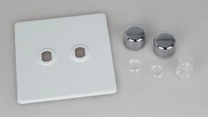 Varilight WDY2S.PD Matriz imprimada sin tornillos Kit de atenuación de 2 velocidades inc perillas cromadas - Imagen 1 de 1