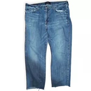 Herren Lucky Brand Light Wash Tattered Herren Jeans W36 L30 - Bild 1 von 10
