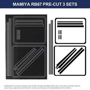 PreCut Custom Light Seal Foam Sponge Kits For Mamiya RB67/RB67 Pro/RB67 Pro S US - Picture 1 of 13