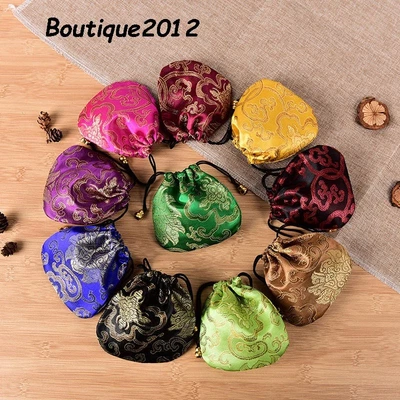 Chinese Silk Coin , Jewellery, Small Nik Nak Purse Available In Various Colours