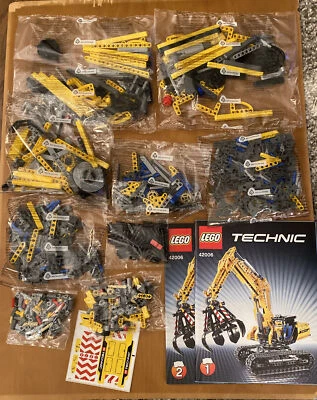LEGO TECHNIC: Excavator 42006 - Sealed Bags- No Box - See Description - Image 1 of 4