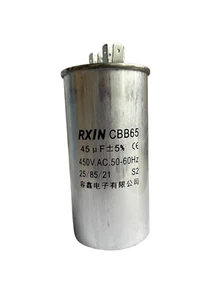Condensador de CA 45/5 uF 45+5 MFD 370 o 440 VAC condensador de funcionamiento único universal - Imagen 1 de 6