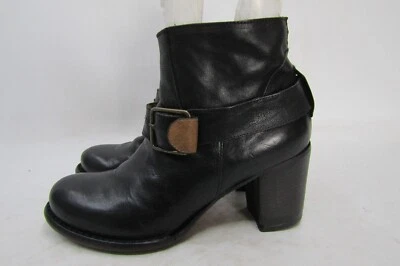 Florentini Baker Mujer Talla EUR 40.5 Negro Cuero Cremallera Botas Botines Foto 1 de 4