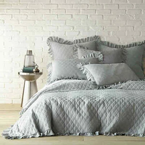 Levtex Sandwashed Seafoam Polyester TWIN Comforter QUILT COVERLET ONLY NEW - Picture 1 of 2