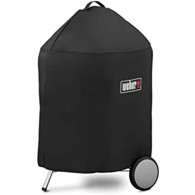 Weber 7150 Premium 22in Charcoal Grill Cover New Black Color - Image 1 of 2