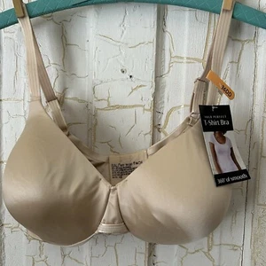 BALI 36DD Bra Nude T-Shirt Underwire 360 degree of Smooth NWT Retails $48 - Picture 1 of 6