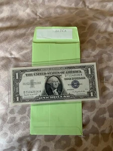 1957 1 Dollar Schein blau D71142036 A - Bild 1 von 4