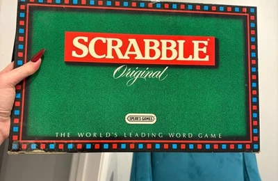Vintage Scrabble Original Board Game - 1988 - Spears Games - Complete -Christmas - Image 1 of 3