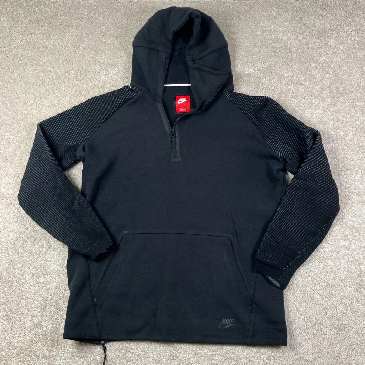 Crew Neck Hoodies & Sweatshirts for Men 1/4 Zip Features for sale