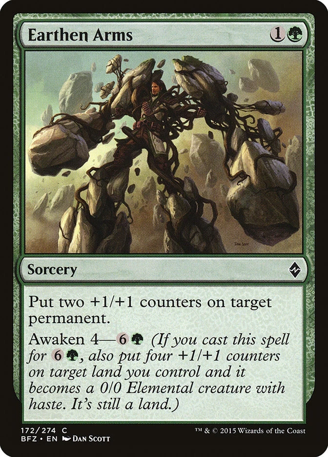 LP Earthen Arms (172) Battle for Zendikar BFZ MTG Magic - Image 1 of 1