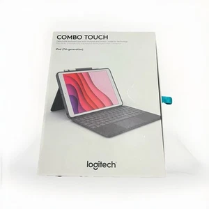 Logitech Combo Touch Keyboard Case for Apple iPad 7th gen - Graphite - Picture 1 of 7