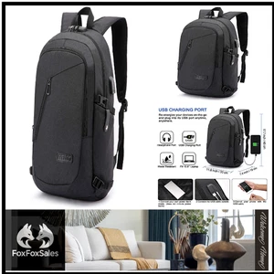 Anti-Diebstahl USB-Rucksack | 15,6 Zoll Laptop | Wasserdicht - Bild 1 von 7
