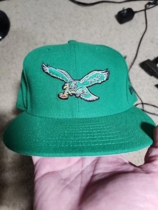 Sombrero PHILADELPHIA EAGLES New Era 7 5/8 ¡Verde Kelly! Nuevo Antiguo Stock Retro💚🏈🦅 - Imagen 1 de 9